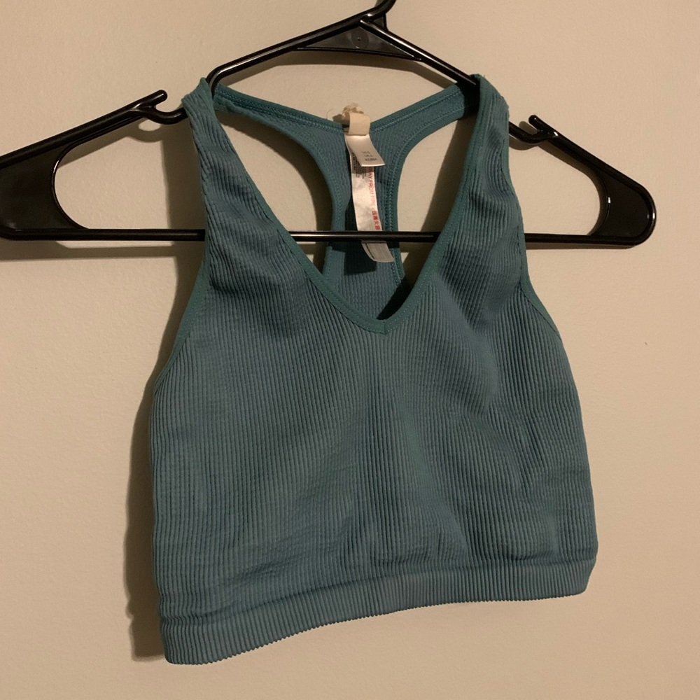 Free People Free Throw Seamless Ribbed Crop Top